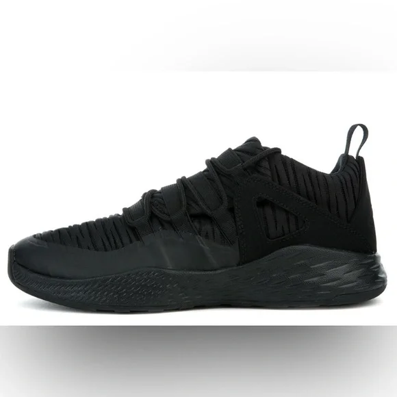 EUC [Jordan] Formula 23 Low All Black Mesh Fabric Athletic Sneakers Men’s Sz 11